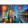 thumbnail image 1 of Laminated Melody of The Night by Leonid Afremov Poster 36.5x24.5, 1 of 3