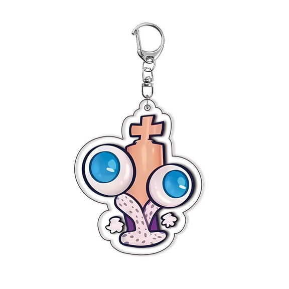 【Laminated】New Magical Digital Circus Acrylic Keychain Cute Animation Merchandise