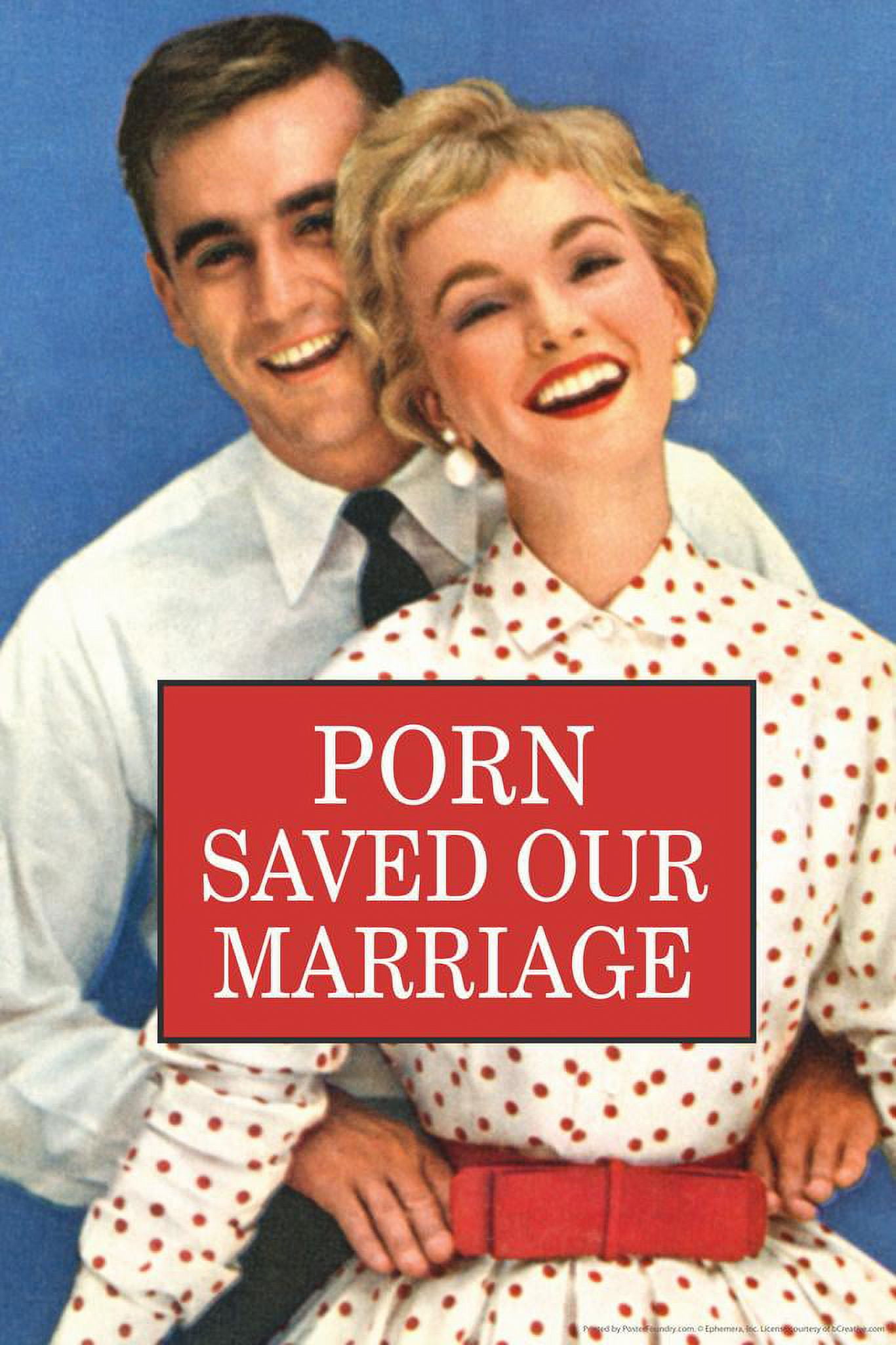 Laminated Porn Saved Our Marriage Humor Poster Dry Erase Sign 16x24 -  Walmart.com