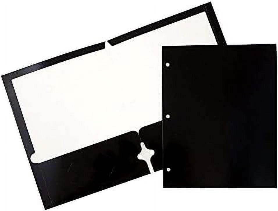 Laminated Two Pocket Glossy 3 Hole Punch School Folders Letter Size