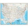 thumbnail image 1 of Laminated Wall Map United States, 1 of 1