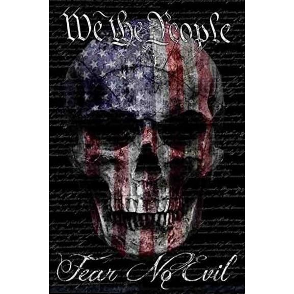 Laminated We The People Fear No Evil by Daveed Benito Political Propaganda Poster 24x36 inches