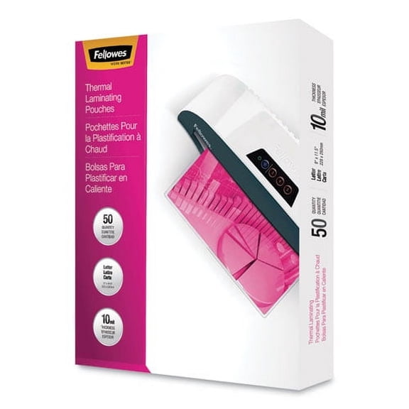 "Laminating Pouches, 10 Mil, 9"" X 11.5"", Gloss Clear, 50/pack | Bundle of 2 Packs"