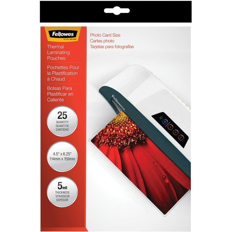 Laminating Pouches, 5 mil, 4.5 Laminating Pouches, 5 mil, 4.5