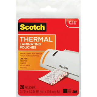 Scotch Dry Erase Thermal Laminating Pouches TP3854-50DE, 8-15/16 x  11-2/5, Clear, Pack of 50 Laminating Sheets
