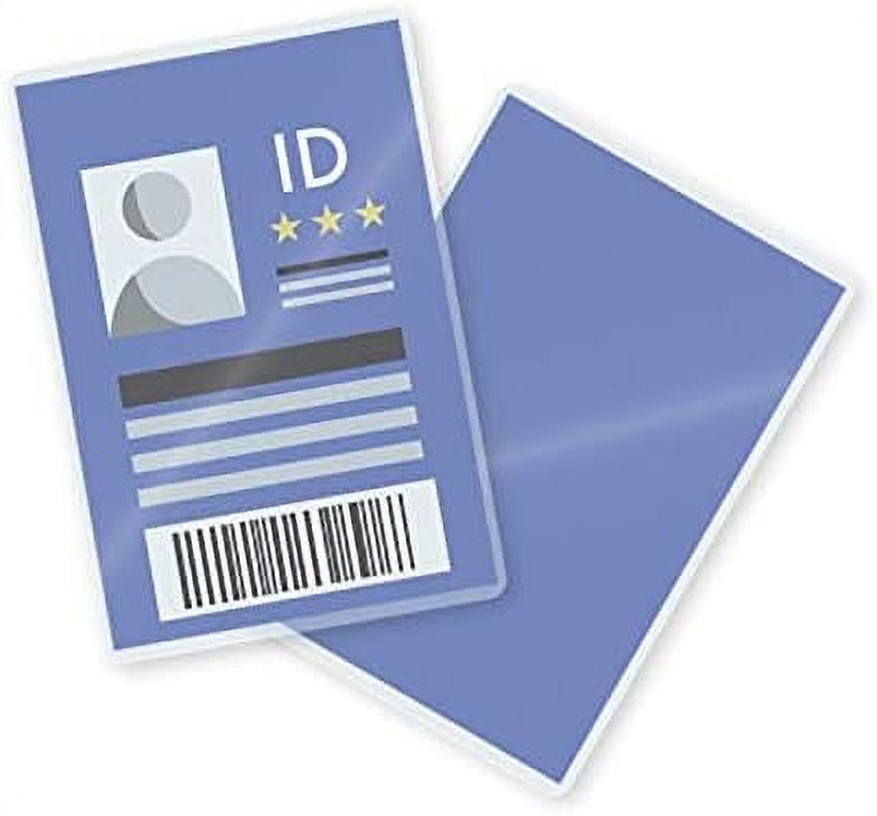 Laminating Pouches ID Badge Size 29/16Inch By 33/4Inch 5 Mil