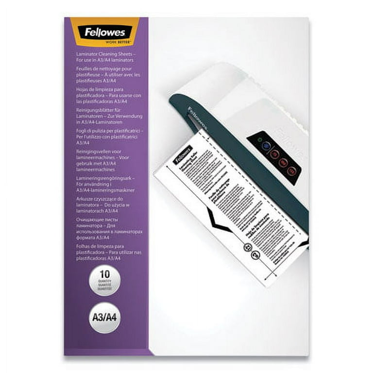 Laminator Cleaning Sheets, 3 to 10 mil, 8.5 Laminator Cleaning Sheets, 3 to 10 mil, 8.5