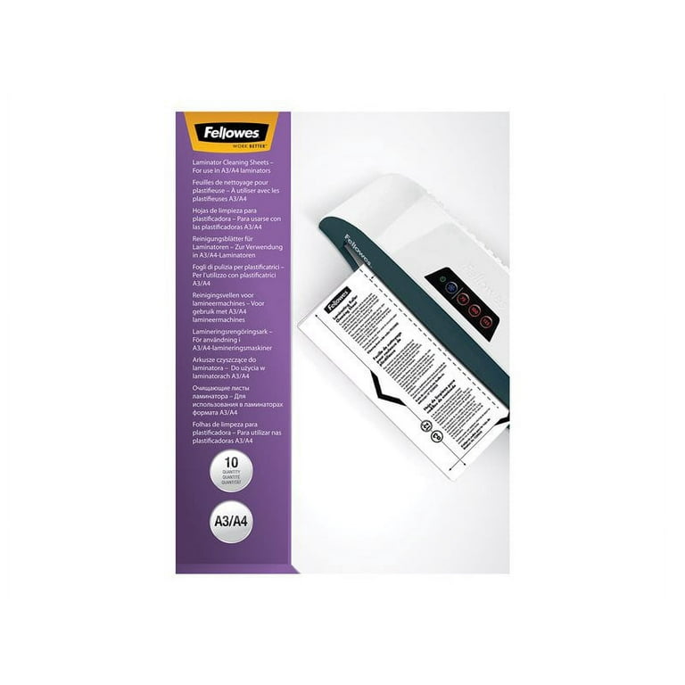 Laminator Cleaning Sheets, 3 to 10 mil, 8.5 Laminator Cleaning Sheets, 3 to 10 mil, 8.5