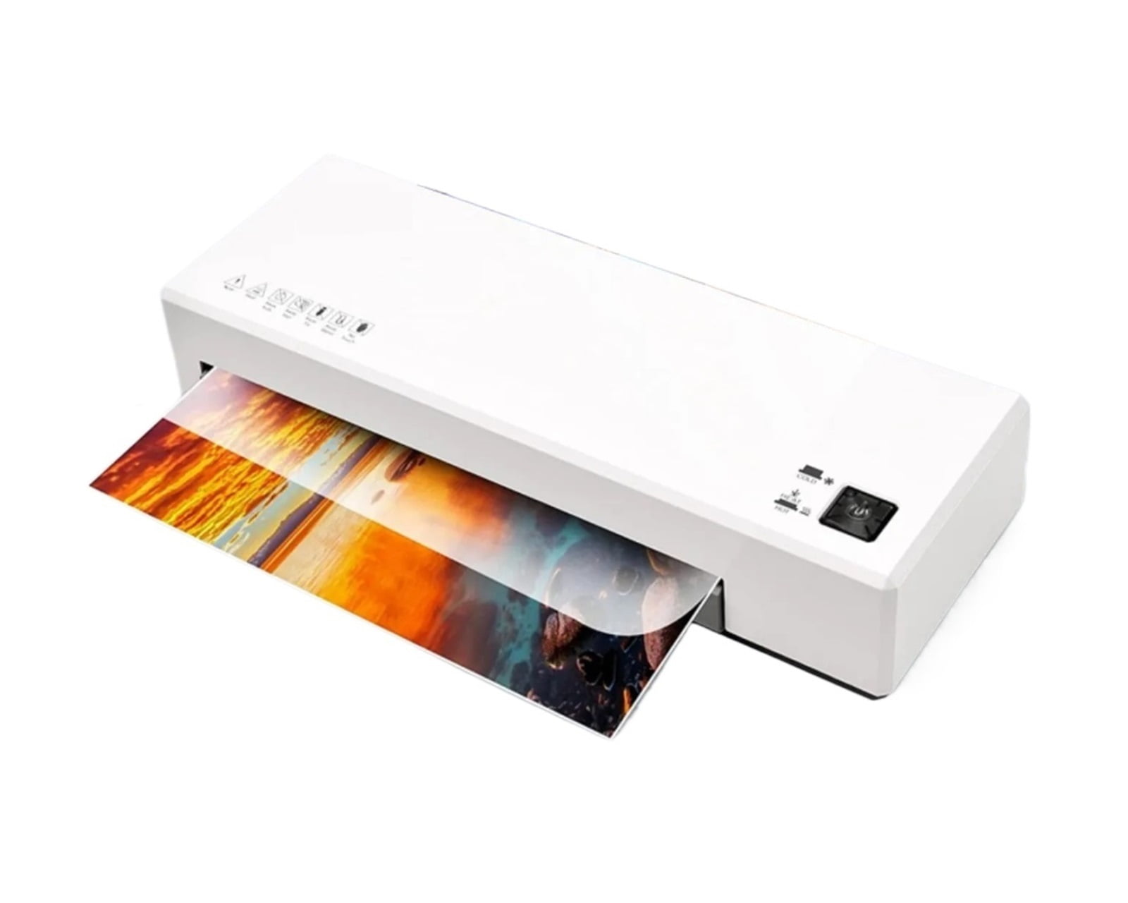 Laminator Machine,Laminator Office Hot And Cold Fast Warm-Up Roll Laminator Machine For A4 Paper Document Photo