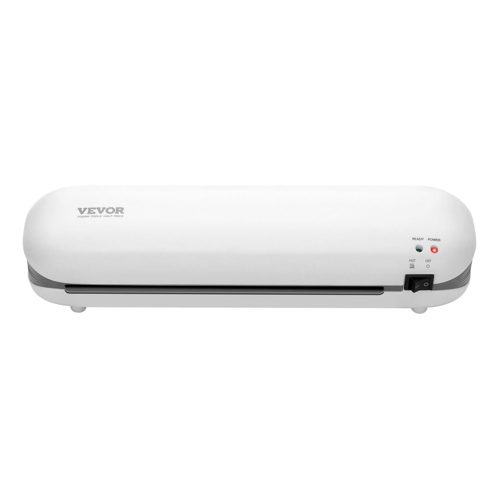 Laminator Machine, Thermal Laminator for Max A4 Paper Size, 3-4 min Quick Warm Portable Laminator, 3-5 mil Thickness, Ideal for Home, Office, Business, or School Supplies, White + Grey