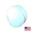 thumbnail image 1 of Laminators Industries RSS-12 PE 12 in. Silver Scalloped Laminated Cake Circle - Pack of 50, 1 of 1