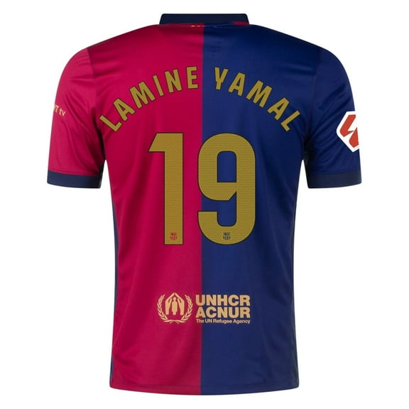 Lamine Yamal #19 Barcelona Soccer Jersey Home and Away 24/25