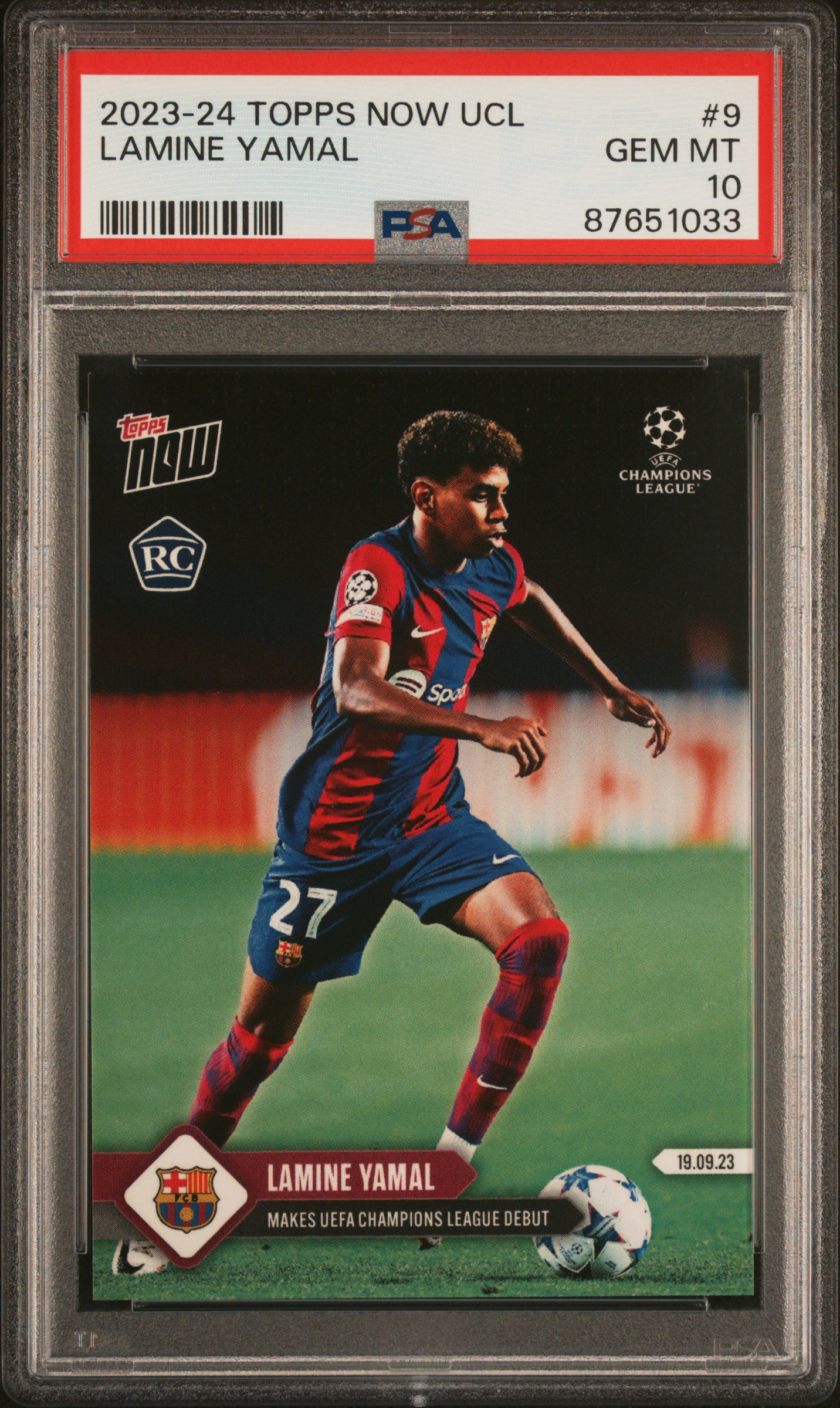 topps Barcelona RC LAMINE YAMAL 99シリ