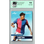 Lamine Yamal 2024 Leaf Vaunted #V-09 Debut Collection Rookie Card PGI 10