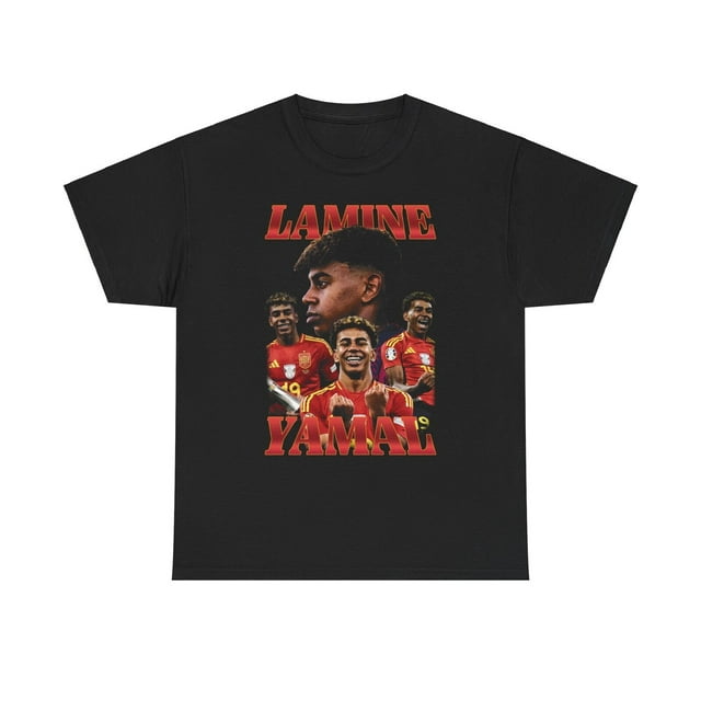 Lamine Yamal Barcelona Spain Graphic T Shirt - Walmart.com