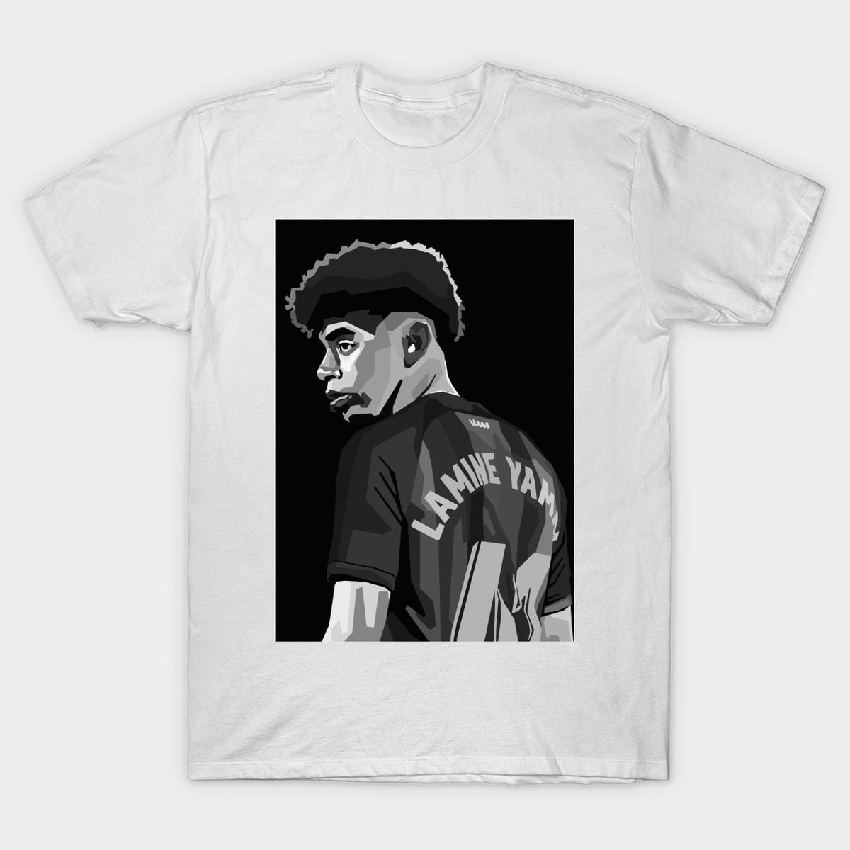Lamine Yamal Crewneck T-Shirt, Spanish Lamine Yamal Shirt, Football