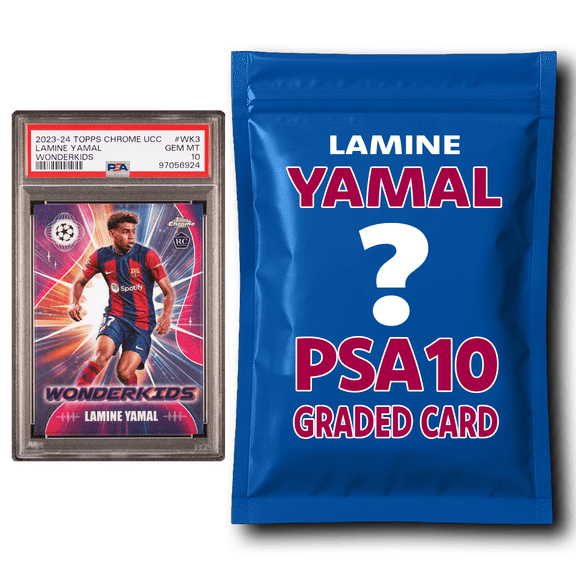 Lamine Yamal PSA 10 Graded Card Mystery Pack