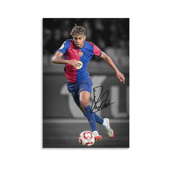 Lamine Yamal Soccer Poster Football Player Canvas Wall Art (38) Poster For Bedroom Kitchen Bathroom Living Room Office Decor
