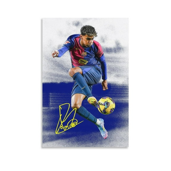Lamine Yamal Soccer Poster Football Player Canvas Wall Art (49) Poster For Bedroom Kitchen Bathroom Living Room Office Decor