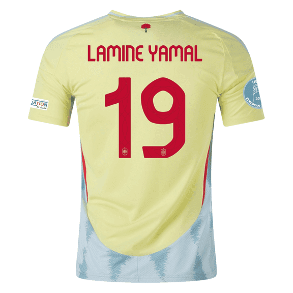 Lamine Yamal Spain Soccer Jersey 24/25 Away
