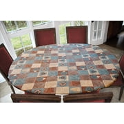 Laminet Elastic Cover 68  x 48  Tablecloths Global Coffee