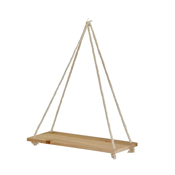 Lamiro Macrame Hanging Shelves, Boho Wall Plant Shelf