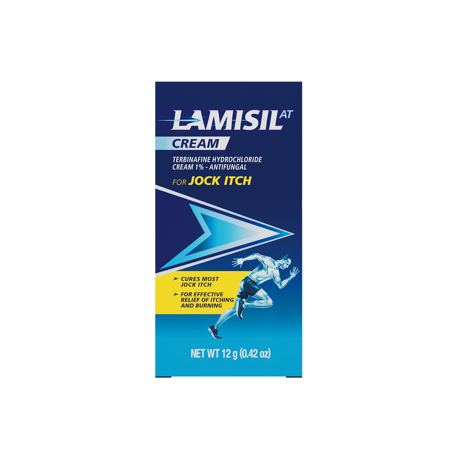 Lamisil Jock Itch Cream, 1 Week Antifungal Treatment, Prescription Strength Terbinafine, .42 oz