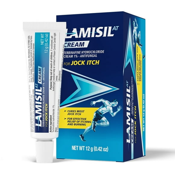 Lamisil Jock Itch Cream, 1 Week Antifungal Treatment, Prescription Strength Terbinafine, .42 oz