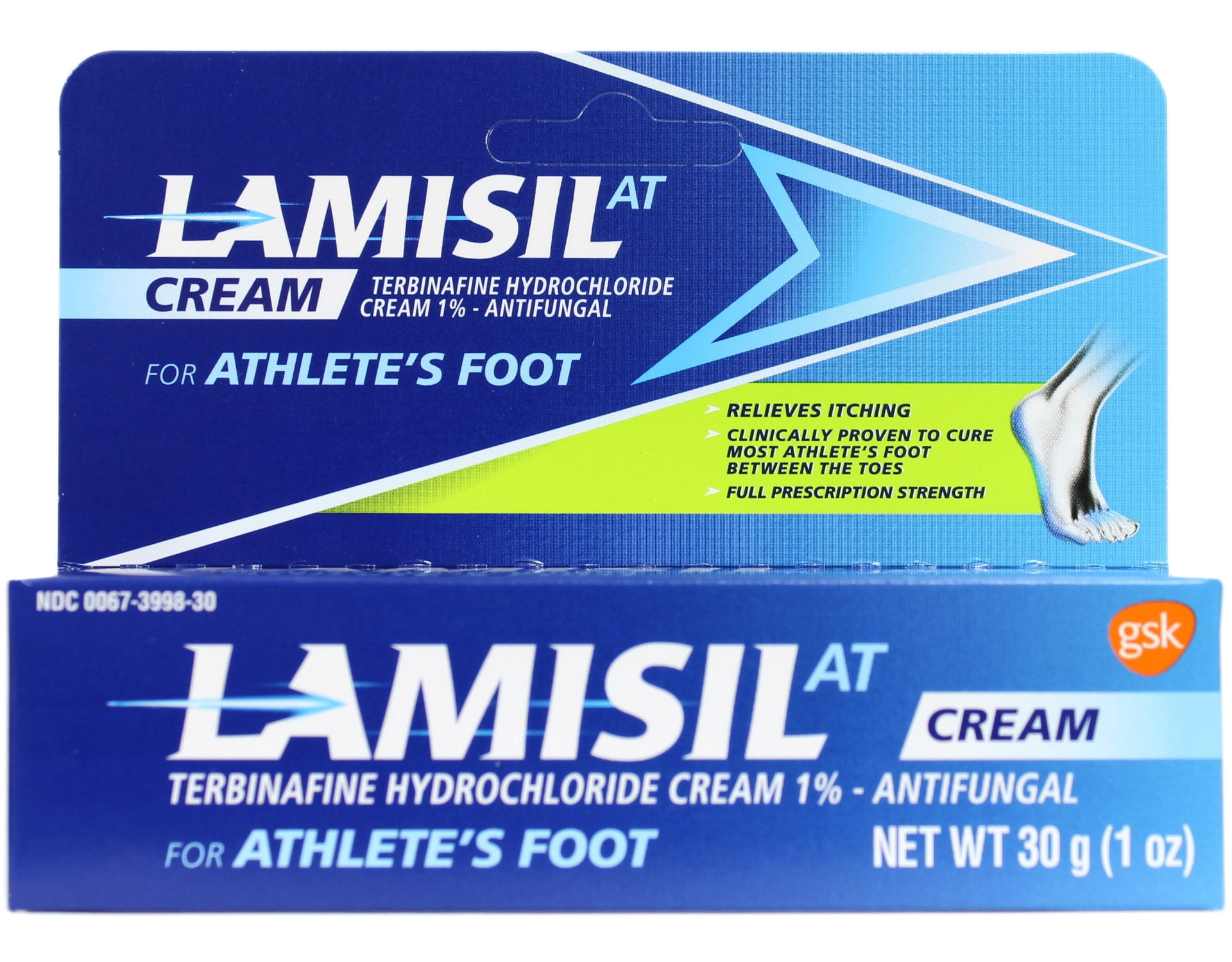 Lamisil AT - Antifungal - 1% Strength - Cream - 30 Gram - Tube