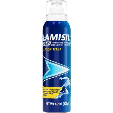 Lamisil Jock Itch Spray, 1 Week Antifungal Treatment, Prescription Strength Terbinafine, 4.2 oz