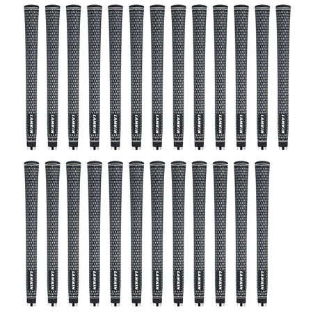 Lamkin Crossline Standard Ribbed 25 Piece Golf Grip Bundle