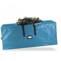 LammaLoe Christmas Tree Storage Bag 7.5 ft. Waterproof Artificial Christmas Tree Bag Christmas Storage with Reinforced Handles, Dual Zipper & ID Card Slot, Plastic