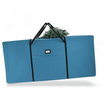 LammaLoe Christmas Tree Storage Bag 9 ft. Waterproof Artificial Christmas Tree Bag Christmas Storage with Reinforced Handles, Dual Zipper & ID Card Slot, Fabric