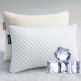 thumbnail image 1 of LammaLoe Cooling Pillows for Bed, Memory Foam Bed Pillow, Toddler Pillows 13" X 18", 1 of 12