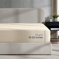 thumbnail image 1 of LammaLoe Extra Deep Pocket Queen Fitted Sheet Only, Fits 18" to 24" Mattress, Soft Microfiber Fitted Bed Sheet, Linen, 1 of 7