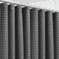 thumbnail image 1 of LammaLoe Gray Shower Curtains, Waffle Weave Heavy Duty Fabric Shower Curtain, 72” x 72" Hotel Luxury 256 GSM Bathroom Curtains, 1 of 7