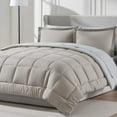 thumbnail image 1 of LammaLoe King Comforter Set, With King Sheets, Reversible Bed In A Bag 7 Piece, Bedding Set, Linen, 1 of 7