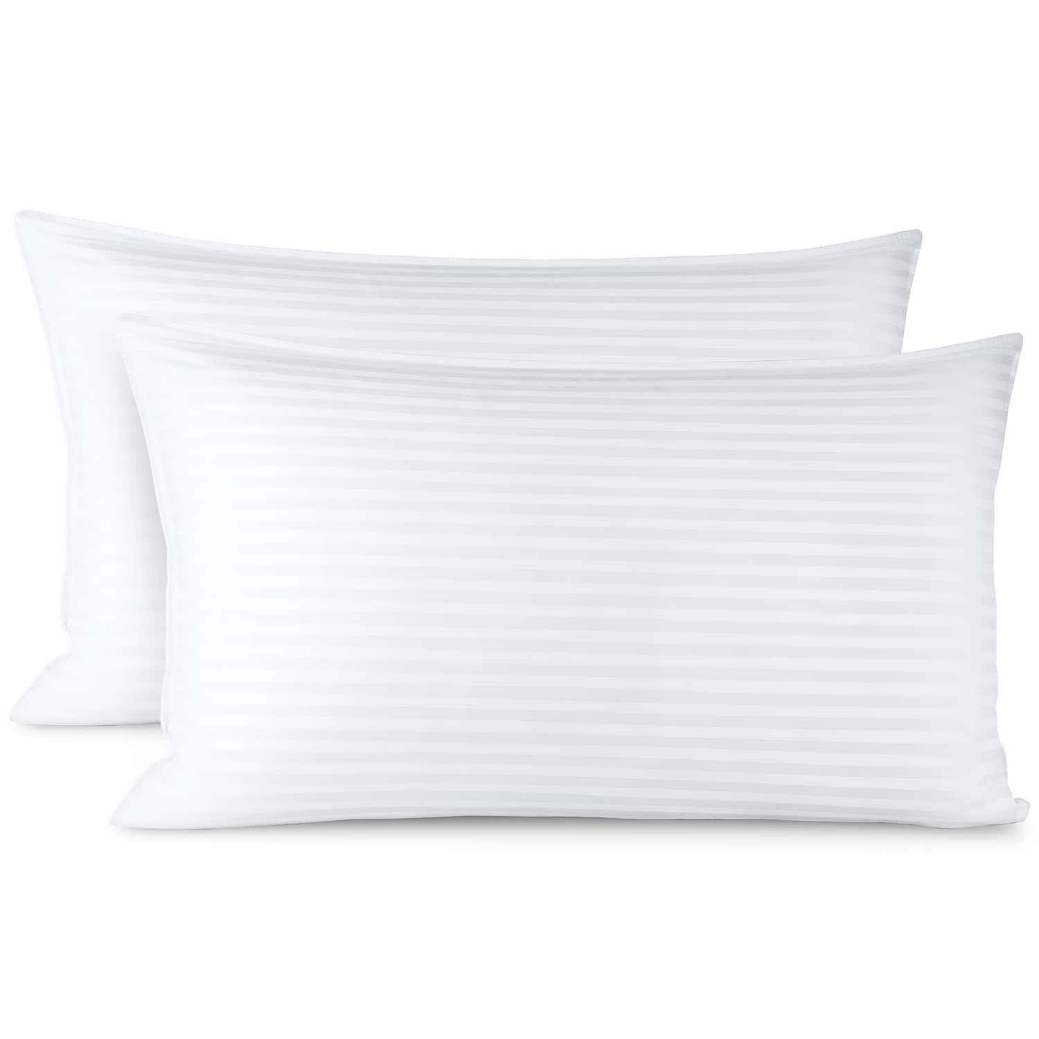 LammaLoe Down Alternative Pillows For Bed 2 Pack, King Size Pillows For Sleeping, Soft Supportive Hotel Quality Pillows