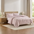 thumbnail image 1 of LammaLoe Queen Comforter set, 3 Piece Floral Bedding Comforter Set with Sheets, Bed in a Bag, Pink, 1 of 7