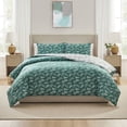 thumbnail image 1 of LammaLoe Queen comforter set, 3 Piece Botanical Bed in a Bag, Reversible Bedding Comforter Set with Sheets, Modern Bed Set, Gentle Pine/Cloud Stone, 1 of 6