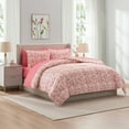 thumbnail image 1 of LammaLoe Twin XL Comforter Sets, 5 Piece Biomorphic Bed in a Bag, Dorm Bedding Comforter Set with Sheets, Modern Bed Set, Pink, 1 of 6