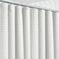 thumbnail image 1 of LammaLoe White Shower Curtains, Waffle Weave Heavy Duty Fabric Shower Curtain, 72” x 72" Hotel Luxury 256 GSM Bathroom Curtains, 1 of 7