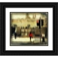 thumbnail image 1 of Lammakmak 17x15 Black Ornate Wood Framed with Double Matting Museum Art Print Titled - Street, 1 of 4