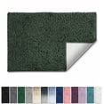thumbnail image 1 of Lammaloe Chenille Bathroom Rugs Non Slip Bath Mat, 20x32 Ultra Absorbent, Soft & Machine Washable Bath Mats for Bathroom, Hunter Green, 1 of 1