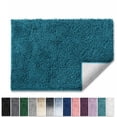 thumbnail image 1 of Lammaloe Chenille Bathroom Rugs Non Slip Bath Mat, 26x44 Ultra Absorbent, Soft & Machine Washable Bath Mats for Bathroom, Teal, 1 of 1
