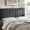 thumbnail image 1 of Lammlaoe Twin Headboard, Upholstered Wall Mounted, Peel and Stick Installation, Sound Reducing 3D Panel Design, Easy Assembly, Gray, 1 of 6