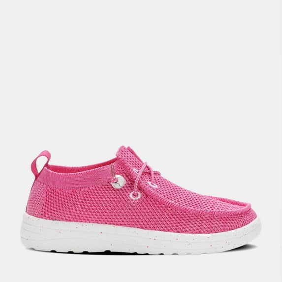Lamo Footwear Girls' Mickey Slip-On Casual Shoes Moc Toe Pink 2 D