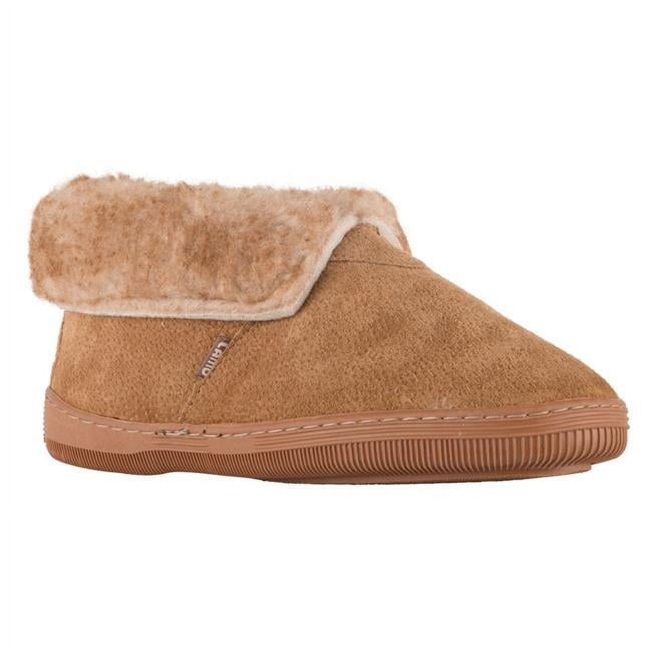 Lamo Men\'s Sheepskin Bootie Slippers sz L/10 Chestnut-Tan Shearling Lined NEW Lamo Men main image 2