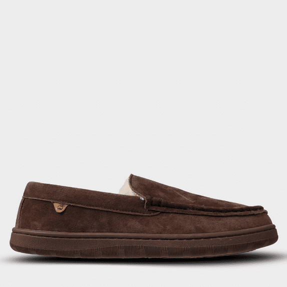 Lamo Harrison Men's Suede, Slip resistant, Comfortable Loafer, Chocolate