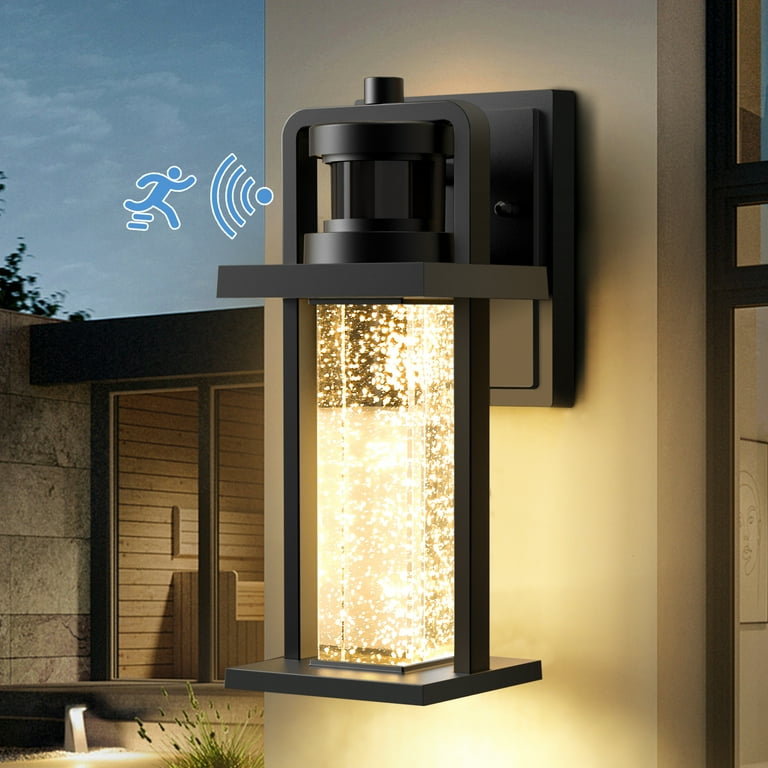 LAMO Dusk to Dawn LED Outdoor Wall Light, Waterproof 10W 480LM